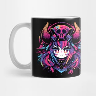 demon girl - anime style Mug